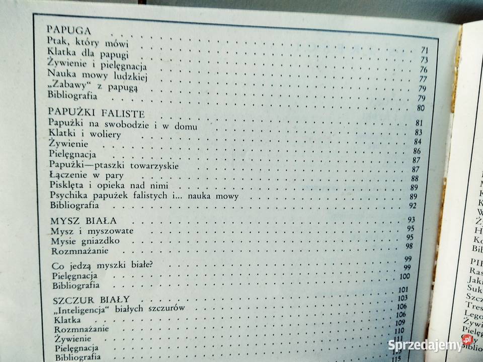 Domowe zoo Huszcz unikatowe książki antykwariat Warszawa
