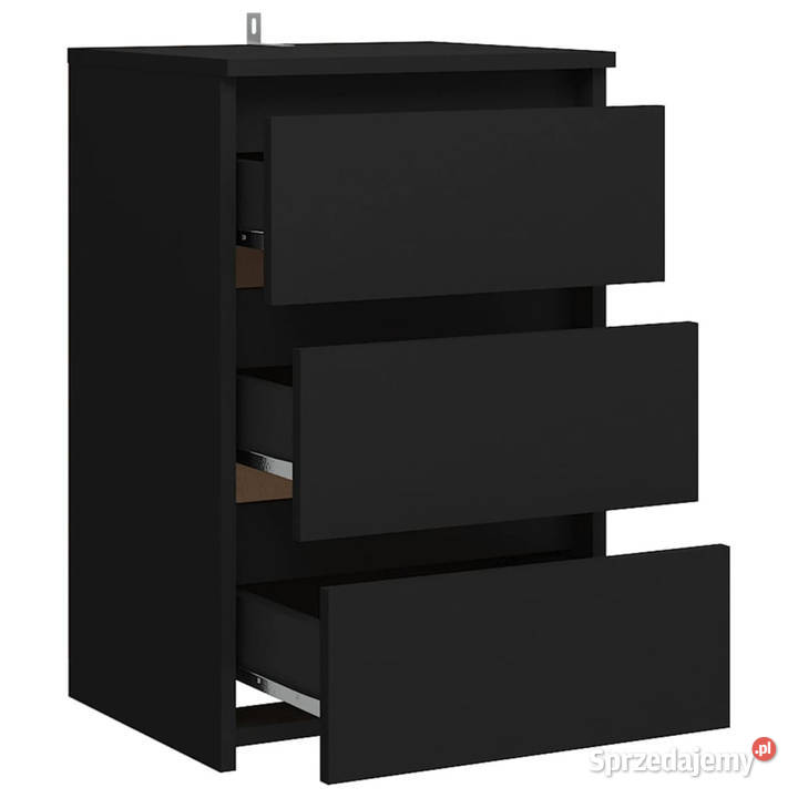 Szafki nocne 2 czarne 40x35x625 WM806214 Nocne Warszawa