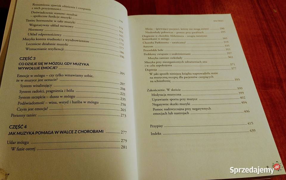 Uzdrawiająca moc muzyki naukowo udowodniony Gdańsk sprzedam