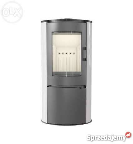 Piec wolnostojący KOZA AB STAL 8kW z panelami brykiet mazowieckie Góra Kalwaria
