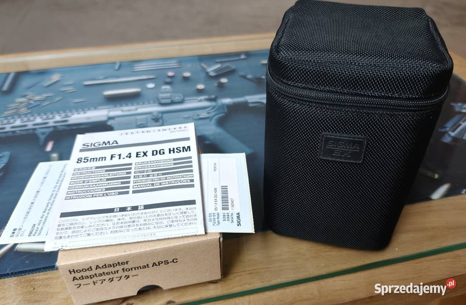 Sigma 85mm F14 EX DG HSM Pentax k Mszczonów