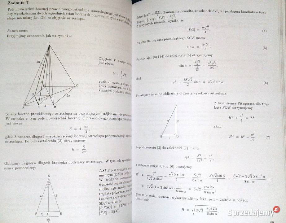 Zbiór zadań i zagadnień maturalnych z matematyki Chełm