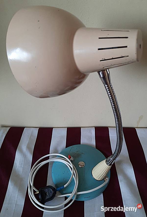 Lampa na biurko typ 1118 SZM 2 P T Wwa 2 z PRL Ostrów Wielkopolski