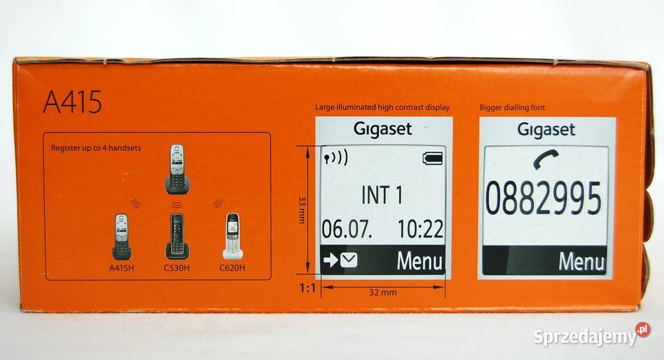Gigaset A415 nowy telefon stacjonarny lubelskie