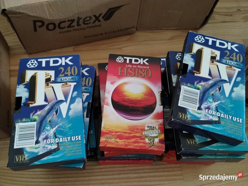 Kasety magnetowidowe VHS nagrane pakiet 149 mazowieckie Warszawa sprzedam