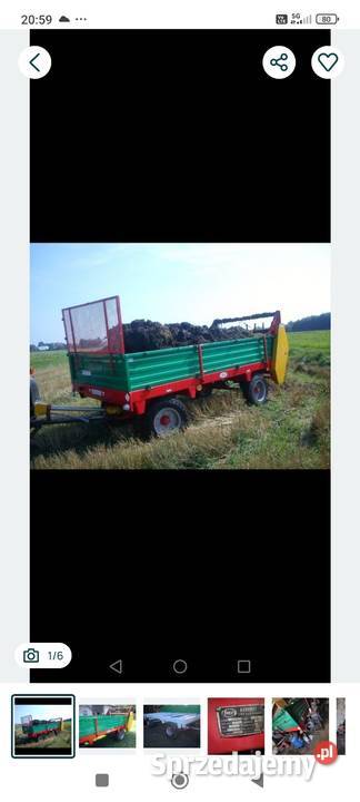 Rozrzutnik 4t czarna białostocka 2 osiowy Łańcut