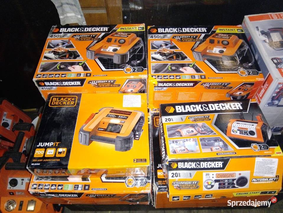 Aparat rozruchowy booster Black Decker nowe mazowieckie Mińsk Mazowiecki