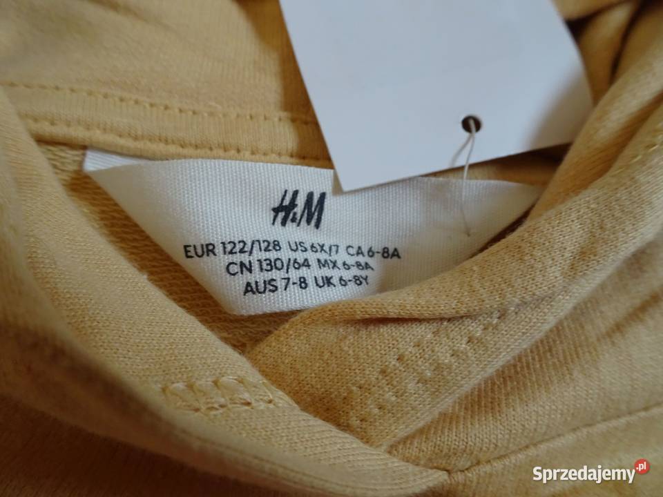 Bluza Nowa Dziewczęca Kaptur 68Y 128 Bluzy Dla Dziecka