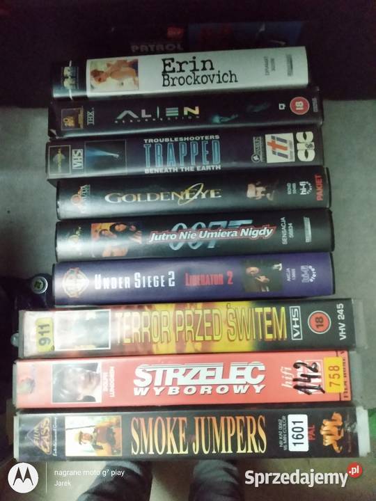Filmy VHS polska wersja jezykowa Łuków
