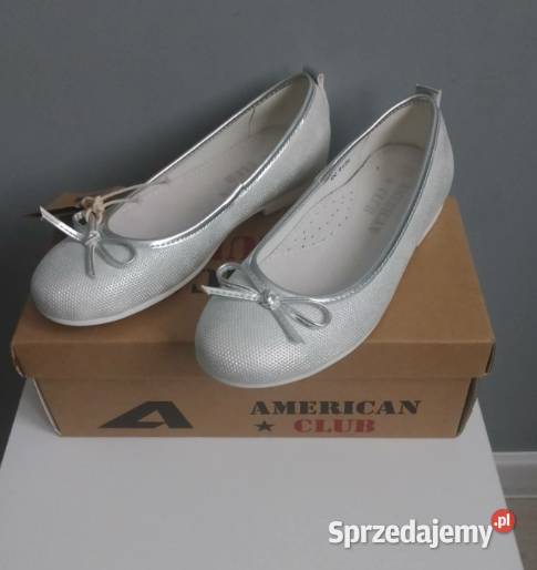 Baleriny srebrne rozmiar 31 113 sprzedam