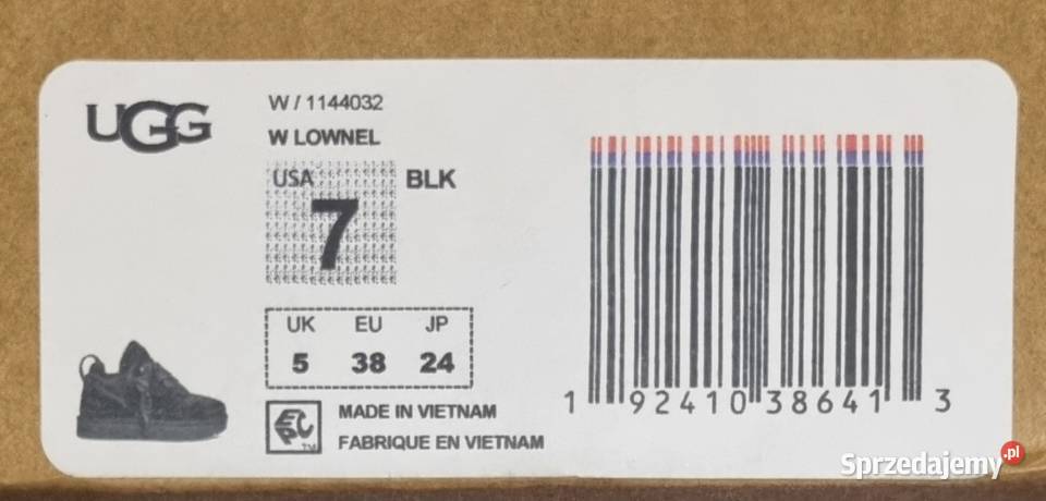 Buty UGG Lowmel Black skóra Wrocław