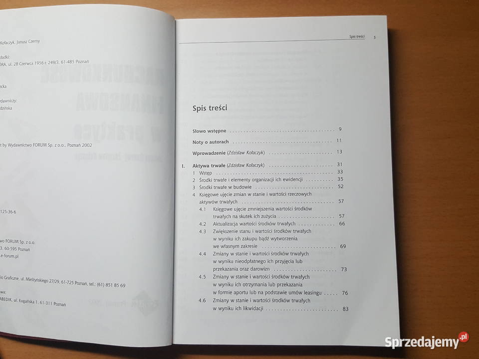 RACHUNKOWOŚĆ finansowa w praktyce J Czerny i Z biznes, nauki ekonomiczne Poznań sprzedam