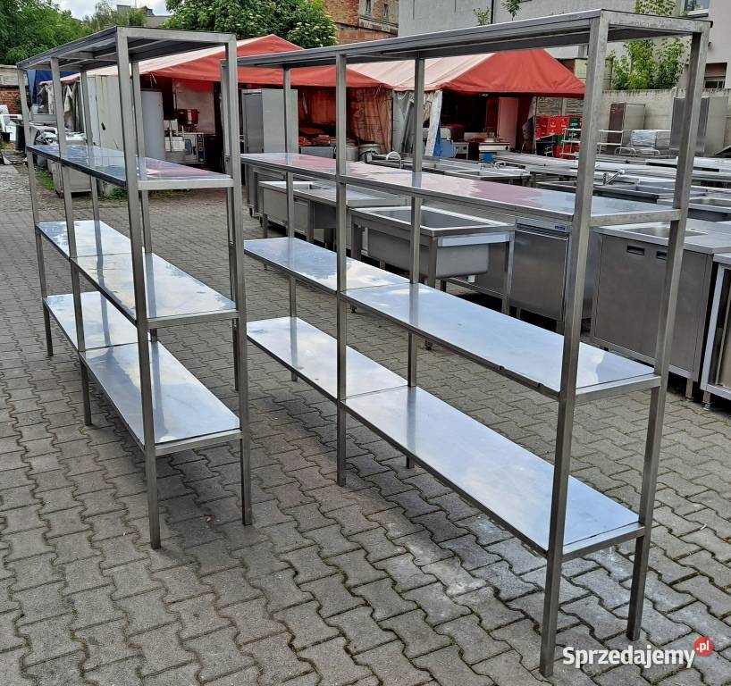 REGAŁ GASTRO DUŻY 4 PÓŁKI 26838180 MN Nowe Skalmierzyce