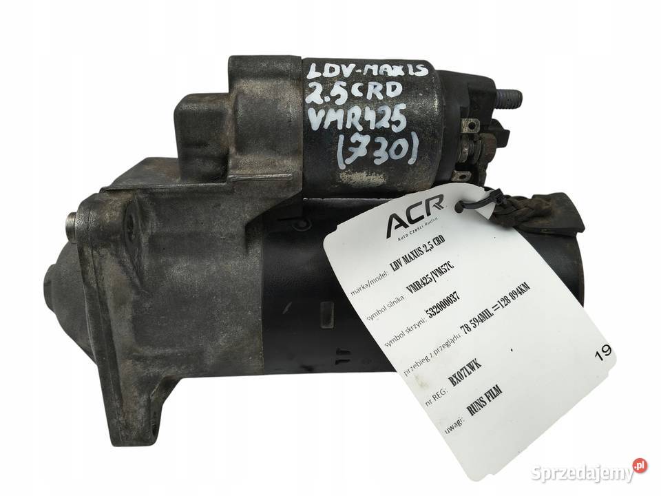 ROZRUSZNIK LDV Maxus 25 CRD 0001109267 Układ elektryczny silnika lubelskie Chełm