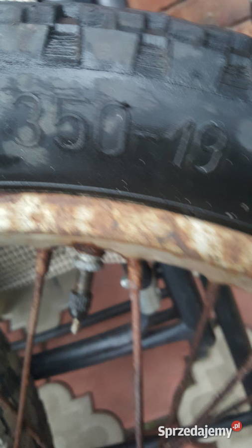 Stare koła do motoru opona ładna 35019 polska Krzeszowice