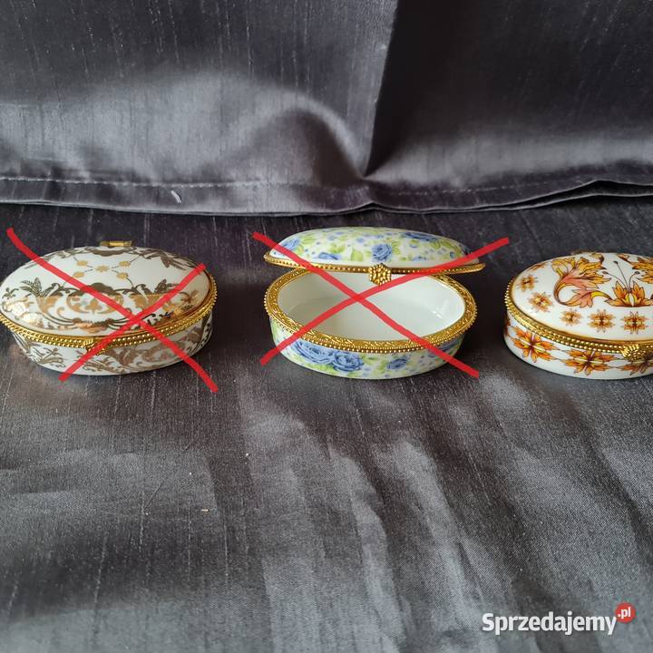 Porcelanowe szkatułkipuzderka1 dekada XXI w 1 mazowieckie Warszawa