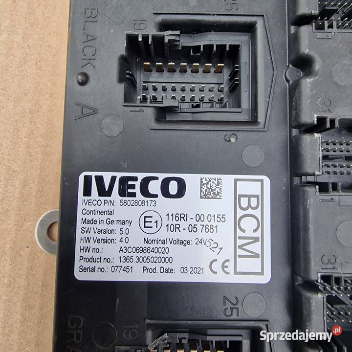 IVECO STRALIS KOMPUTER JEDNOSTKA STERUJĄCA MODUŁ Bieleń
