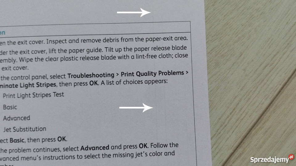 Drukarka Xerox ColorQube 8580 Pierzchno