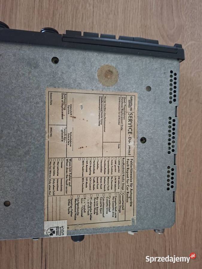 Radio Grundig 3904 Mercedes W124 Bmw E34 Omega dolnośląskie