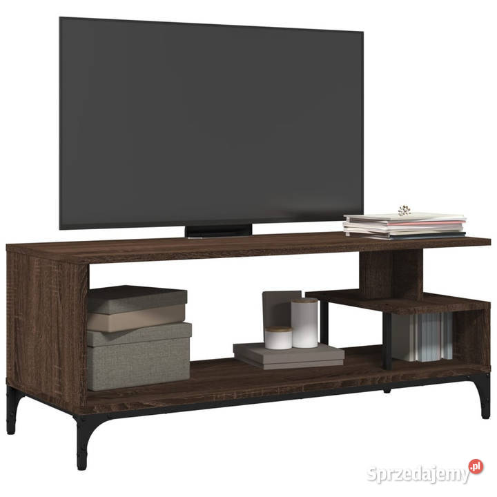 Szafka RTV brązowy dąb 102x40x41 materiał Warszawa