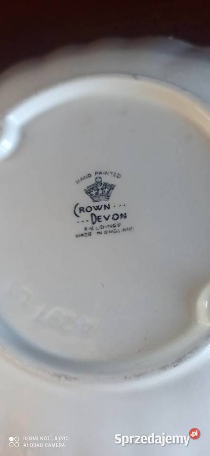 Patera The Meet Crown Devon Made in England Hand Gdańsk