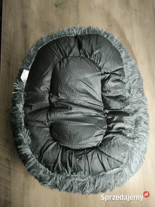 Okragłe legowisko fluffy S podłużne psa i kota