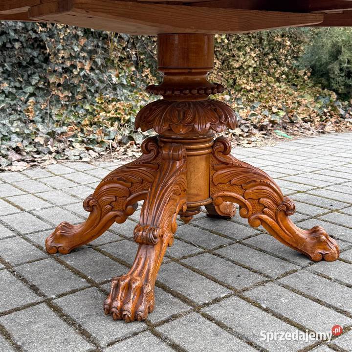 ARTexpert Stół stolik kawowy owalny Ludwik duży Dobrzany