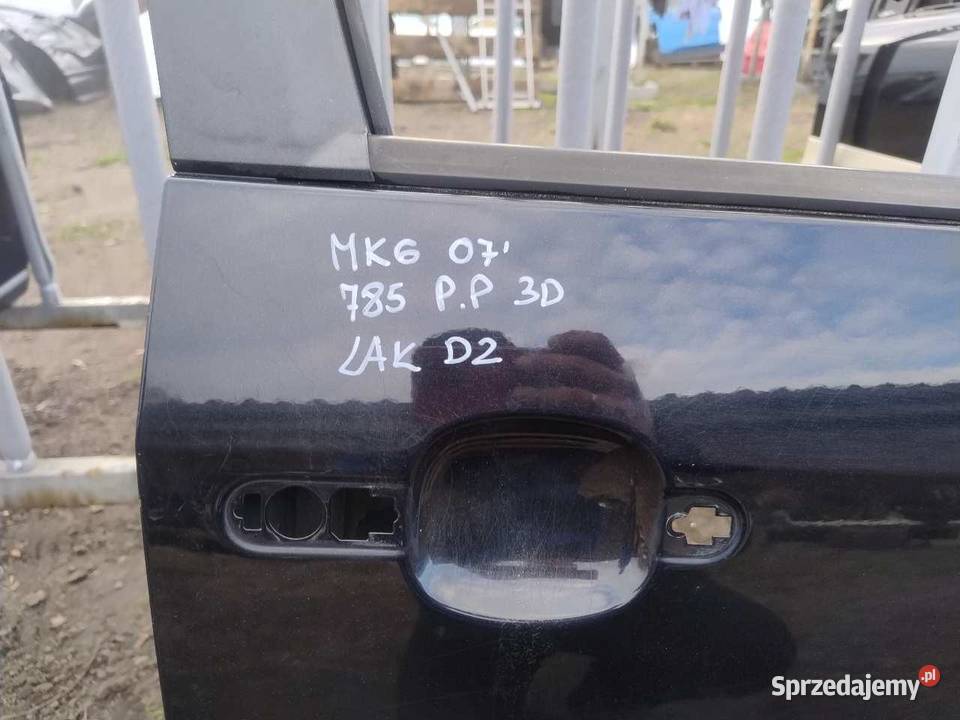 DRZWI PRAWY PRZÓD D2 FORD FIESTA MK6 3D wielkopolskie sprzedam