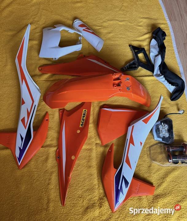 KTM EXC EXCF plastiki lampa akcesoria komplet Skawina