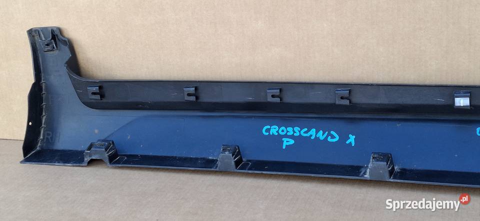 OPEL CROSSLAND X LISTWA PROGOWA PRAWA NAKŁADKA Bieleń