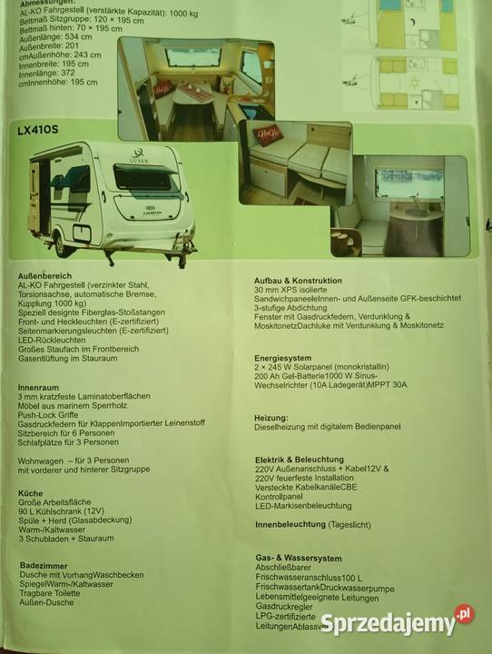 Nowe przyczepy kempingowe na sprzedaż Caravans Wrocław