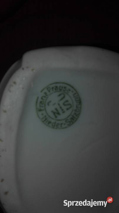 Zabytkowe pojemniki około 100 letnie z porcelany biały dolnośląskie Wałbrzych