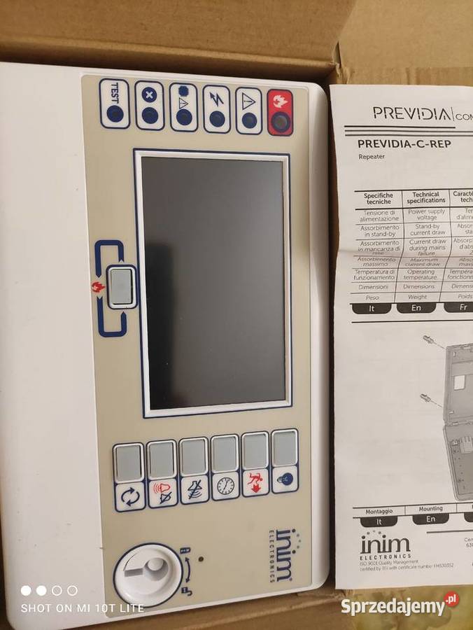 Panel sterujący systemem przeciwpożarowym Monitory i projektory Żary sprzedam