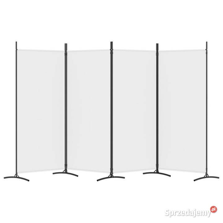 Parawan 4panelowy biały 346x180 tkanina WM350262 Warszawa sprzedam