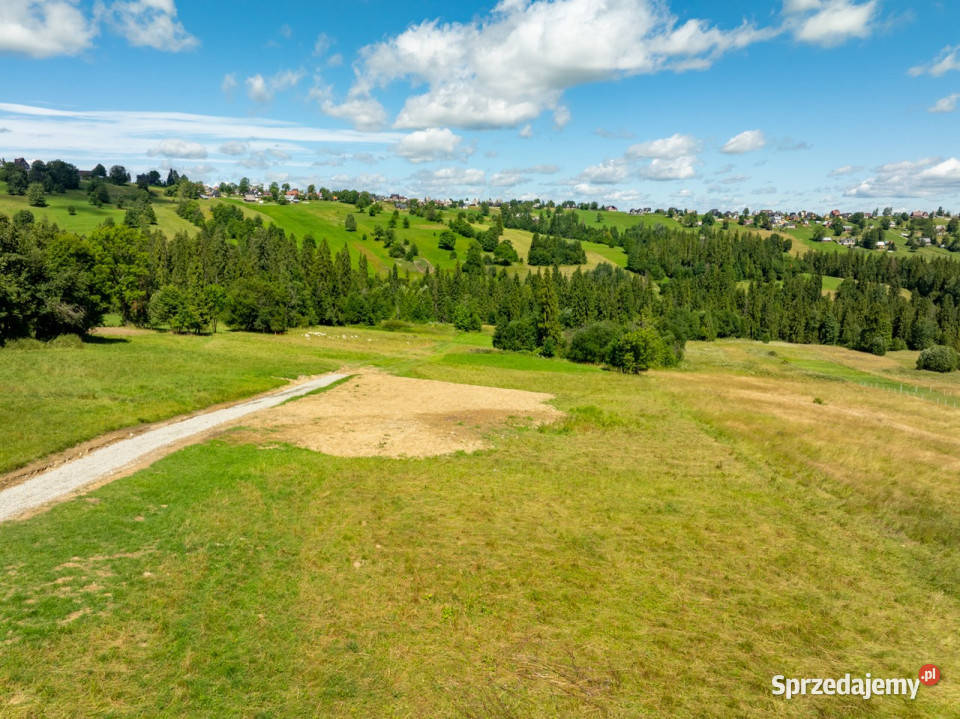 Działka budowlana Leszczyny 1074m2 232zł/m2 Biały Dunajec sprzedam