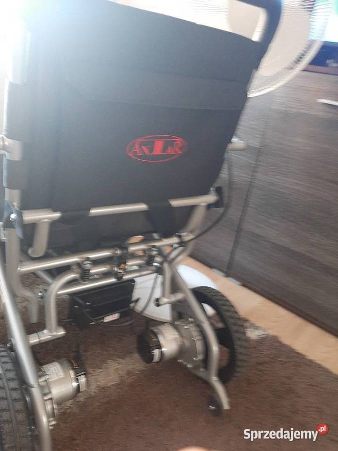 Wózek inwalidzki elektryczny lekki składany antar