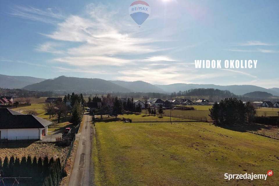 Działka Jawor Bielska widok na góry Jaworze