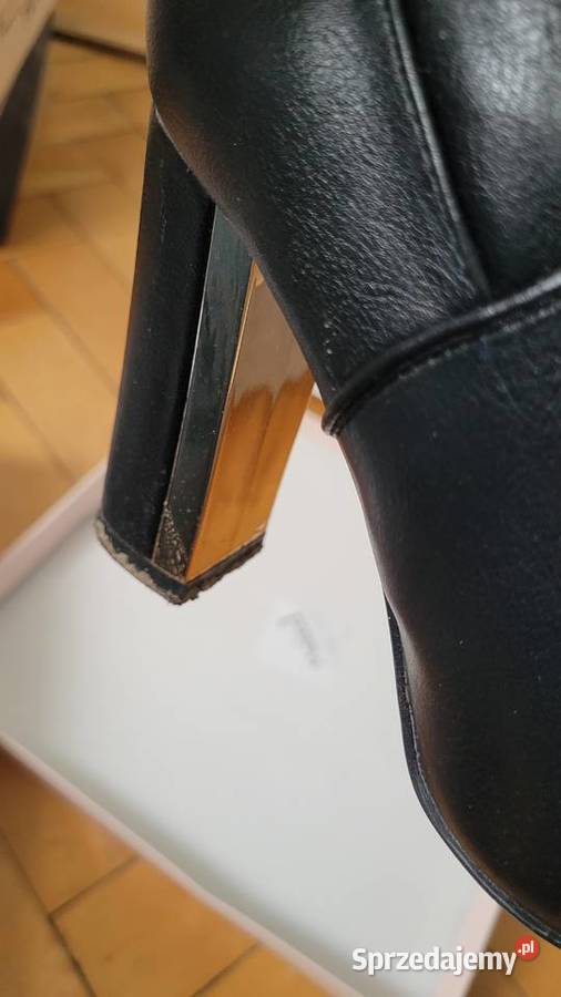 Klasyczne na obcasie 37 Kozaki Warszawa sprzedam