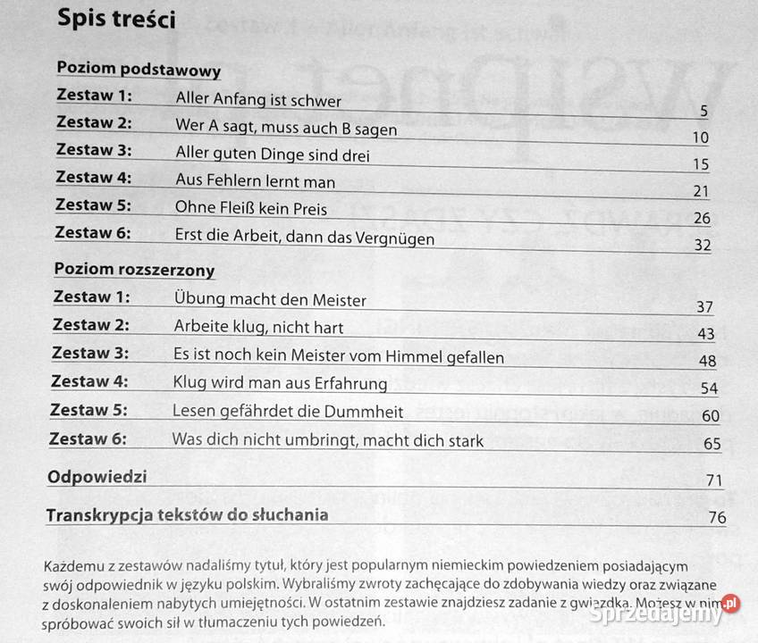 Egzamin gimnazjalny Język niemiecki Trening Rok wydania 2011