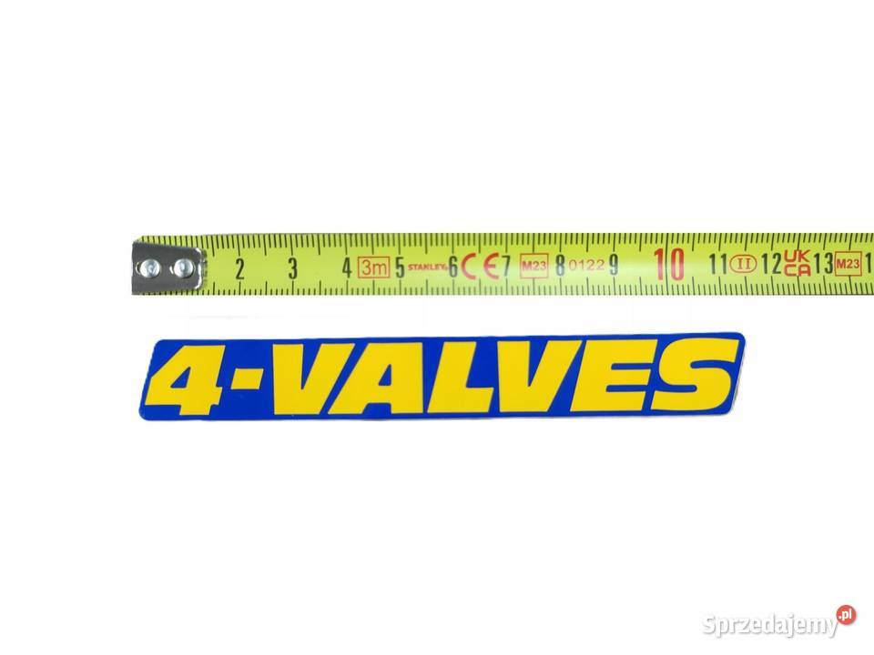 NAKLEJKA 4VALVES NA LEWY BOCZEK YAMAHA XT600