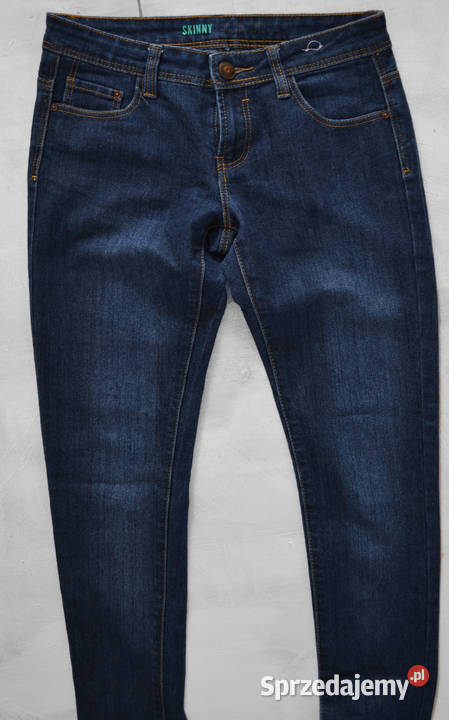 granatowe jeansy rurki skinny 34 XS S Warszawa