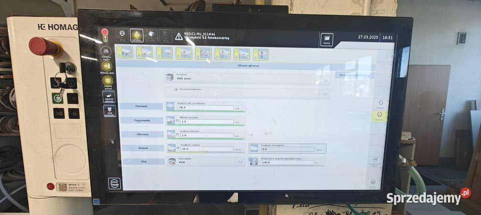 Okleiniarka HOMAG EDGETEQ S380 lubuskie Gorzów Wielkopolski