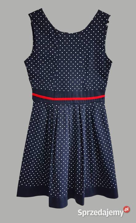 Damska elegancka sukienka granatowa na Rozmiar 40(L) Odzież damska Chrzanów