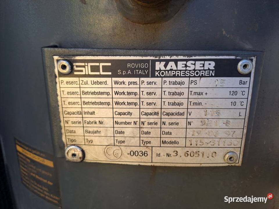 Sprężarka śrubowa KAESER CS121 75 kW Stary Sącz