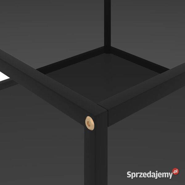 vidaXL Stolik kawowy czarny 80x80x35 szkło mazowieckie Warszawa