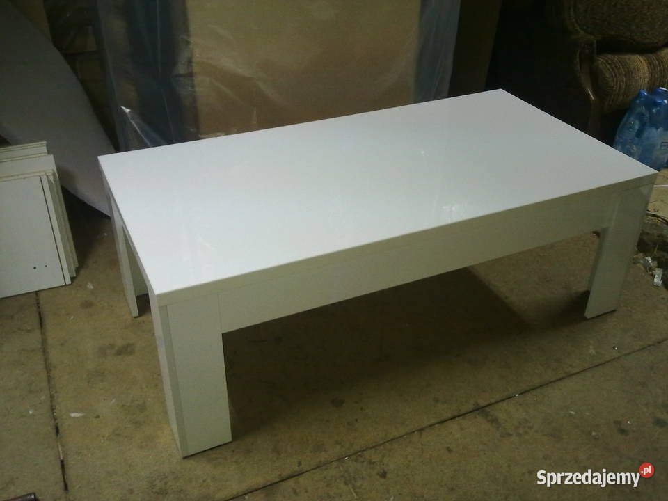 Nowa ława 135x70x47 biały połysk łódzkie Wieruszów