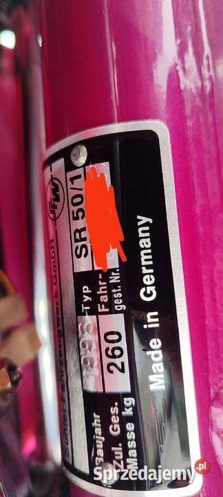 Simson SR 50 GAMMA z ROZRUSZNIKIEM Simson Dobiegniew sprzedam