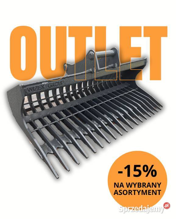 Łyżka skarpowa ażurowa grabie 120 2635t S40 małopolskie Głogoczów