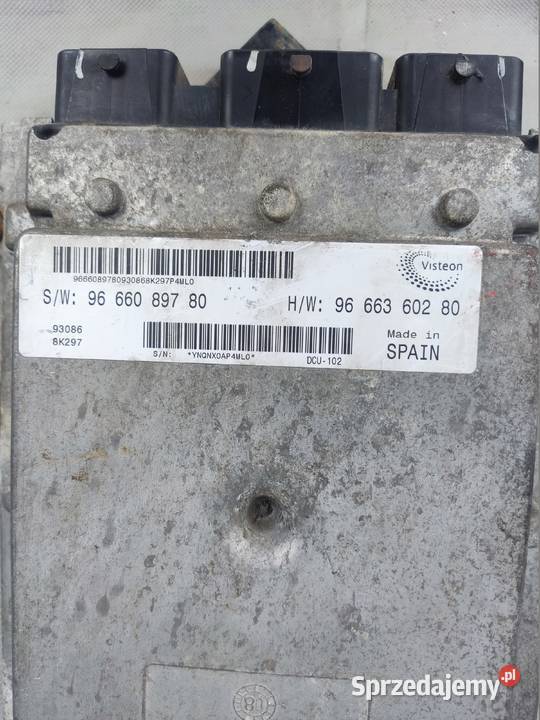 KOMPUTER STEROWNIK PEUGEOT BOXER CITROEN JUMPER mazowieckie Radom