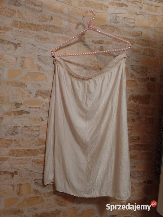 5XL6XL 5254 Beżowa półhalka halka pod spódnicę z sprzedam
